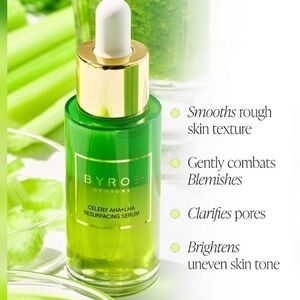 $58 BYROE Celery AHA + HA Resurfacing Serum - NEW